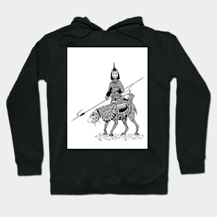 Heavy cavalryman of the Golden Khaganate. Hoodie